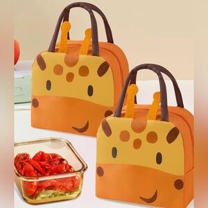 Cute Giraffe Lunch Bags